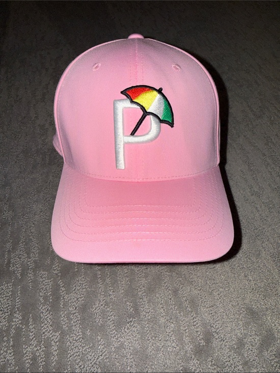 Puma Accessories - Puma pink golf hat with Arnold Palmer umbrella
